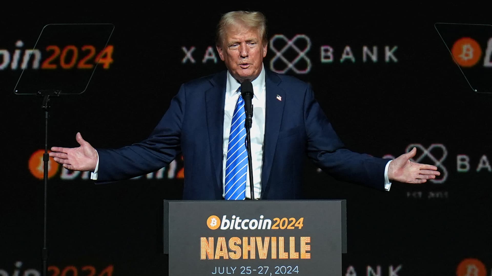 Trump Media in reported talks to buy crypto trading platform Bakkt